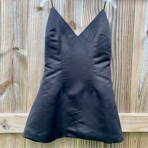 Black mini cocktail dress